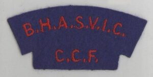 B.H.A.S.V.I.C - C.C.F. cloth s/t  red on blue