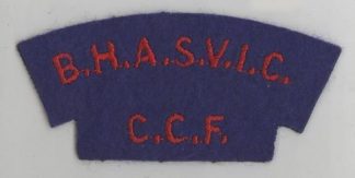 B.H.A.S.V.I.C - C.C.F. cloth s/t  red on blue