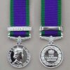 British miniature Campaign Service medal 1962 clasp 'Borneo'