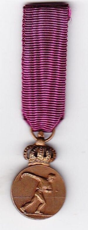 BRONZE SPORTING MEDAL Min