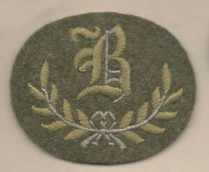 'B.' TRADE embroidered wool worsted Service Dress
