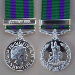 CAMPAIGN SERVICE MEDAL 2008 "SOUTHERN ASIA"