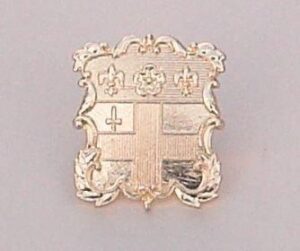 CHRISTS COLLEGE J. T. C. a/a cap badge