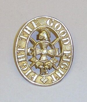 CHURCH LADS BRIGADE - Officers Gilt badge
