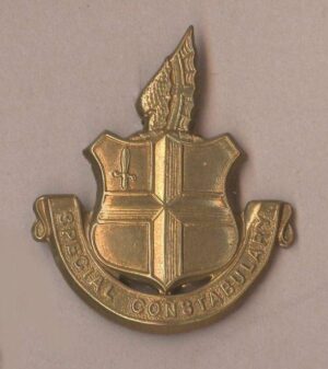 CITY OF LONDON SPECIAL CONSTABULARY g/m cap badge