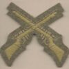 CROSSED RIFLES - MARKSMAN embroidered wool worsted