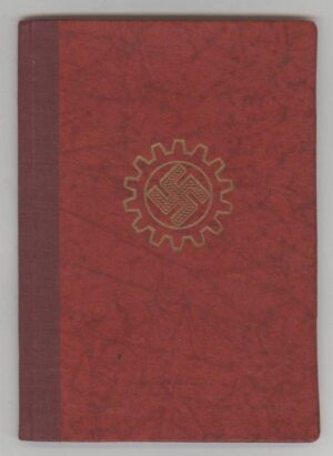 DIE DEUTCHES ARBEITSFRONT Membership Book