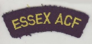 SEX A.C.F. S/T embroidered yellow on dk.blue