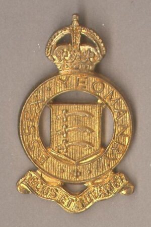 ESSEX YEOMANRY KC g/m beret/forage c/b 1954-63