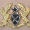 GHANA ARMY Officer's gilt and bright nickel c/ b