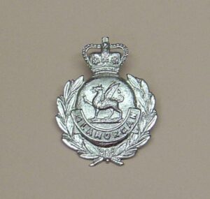 AMORGAN CONSTABULARY QC Chrome small wreath pat.