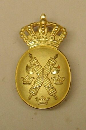 LMET PLATE ? large gilt plate