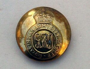 INDIAN ARMY SERVICE CORPS GRI (GRVI) 25mm ORs bras