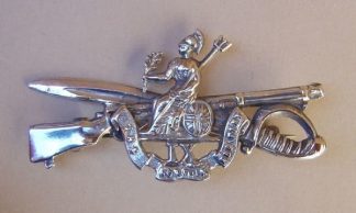 THE NORFOLK REGIMENT H.M.Silver bar broach