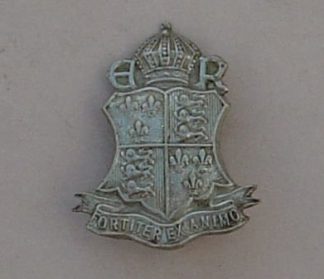 KING CHARLES I SCHOOL, KIDERMINSTER w/m cap badge