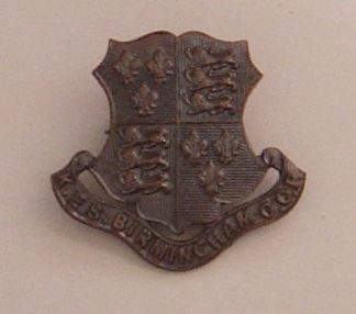 KING EDWARDS SCHOOL, BIRMINGHAM C.C.F. bronzed c/b
