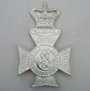 NGS ROYAL RIFLE CORPS Q.V.C. OFFICERS HP silv.pl