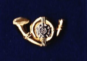 YLI lapel badge CAP BADGE enamel