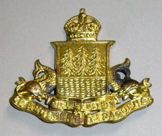 REGIMENT DU SAGUENAY  KC gm or's cap badge
