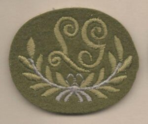 L.G embroidered wool worsted for Service Dress