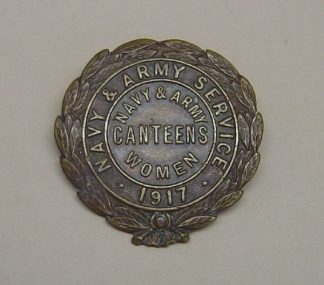 NAVY & ARMY SERVICE 1917 bronzed broach fixing