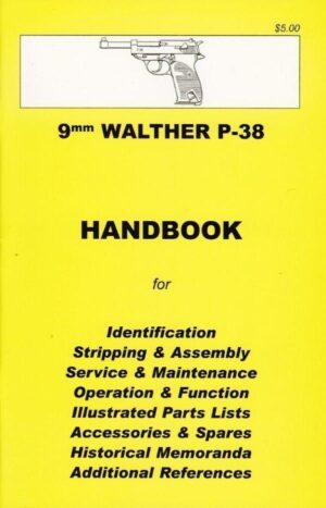 No.20 9mm Walther P-38 Pistol 'YHB'
