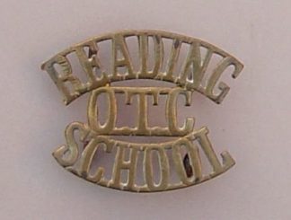 READING OTC SCHOOL g/m three line shoulder title