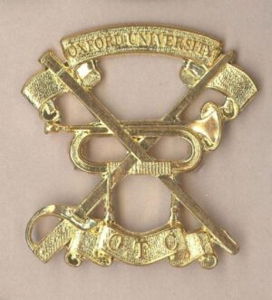 Oxford University O.T.C. - Cavalry or's g/m c/badg