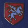 Parachute Brigade Lapel Badge, Gilt and Enamel Pegasus Shield