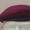 PARACHUTE REGIMENT  BERET - Maroon, leather band and adjustable draw-tape