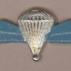 PARACHUTE WINGS cast nickel plate BLUE