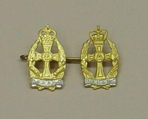 Q.A.R.A.N.C. QC gilt and silver plate officer's cd