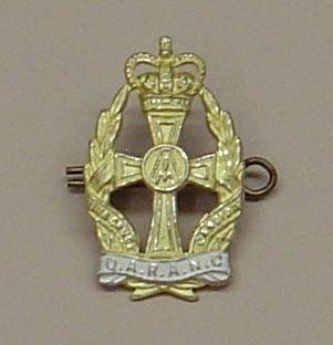 Q.A.R.A.N.C. QC Officer's Gilt and sil. pl. c/b