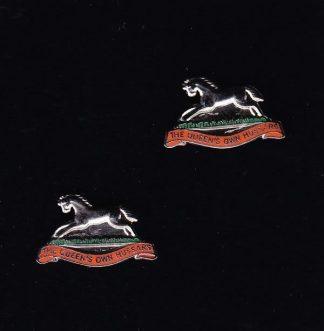 QUEENS OWN HUSSARS - CUFF LINKS