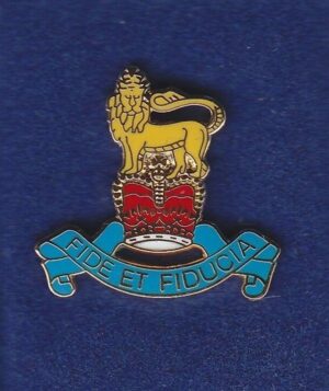 RAPC lapel badge CAP BADGE enamel QC