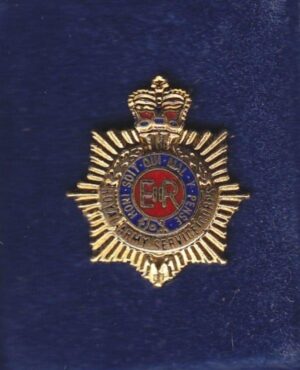 RASC lapel badge CAP BADGE enamel QC