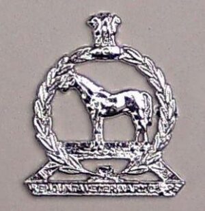REMOUNT & VETINARY DEPARTMENT nickel pl cast brass