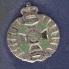 RIFLE BRIGADE lapel badge CAP BADGE nickel