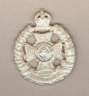 RIFLE BRIGADE- OFFICERS SILVER PLATE small 1937-56
