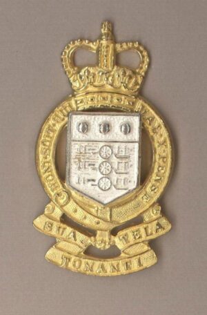 ROYAL ARMY ORDNANCE CORPS QC gilt and Silver plate