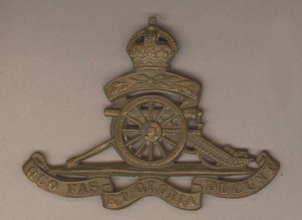 ROYAL ARTILLERY 'TERRITORIAL' KC g/m 
