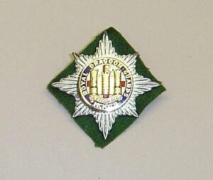 ROYAL DRAGIOON GUARDS Officers Cap Star sil.pl.ena