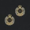 ROYAL ENGINEERS cuff links CAP BADGE enamel ERII Q