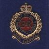 ROYAL ENGINEERS lapel CAP BADGE enamel ERII QC