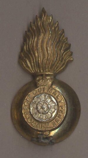 ROYAL FUSILIERS' QC gilt sil.pl single collar dog