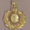 ROYAL MARINES QC bright gilding metal Beret badge