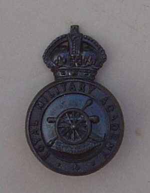 ROYAL MILITARY ACADEMY KC bronze Officer Cadets cb