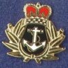 ROYAL NAVY - LAPEL BADGE - CAP BADGE