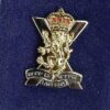 ROYAL REGIMENT OF SCOTLAND lapel CAP BADGE gilt