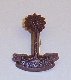 R.W.A.F.F. plastic emergency badge WWII